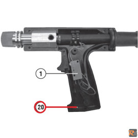 KIT IMPUGNATURA PISTOLA - RICAMBIO TELWIN 990240 - TELWIN