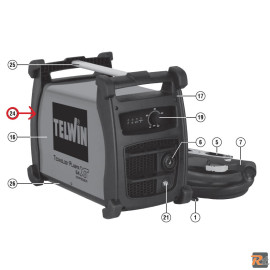 RETRO BUMPERS RICAMBIO PER TECHNOLOGY PLASMA 54 XT KOMPRESSOR - TELWIN 323110 - TELWIN