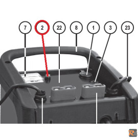 PULSANTE DI RICAMBIO PER AVVIATORI TELWIN 121095 - TELWIN