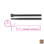 BMN4576 - CF. 100PZ FASCETTE NYLON NERE 7,6X450 BETA UTENSILI