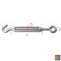 8206 - TENDITORI AD OCCHIO E GANCIO INOX - M8 BETA UTENSILI 082060208
