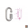 MAGLIE DI GIUNZIONE INOX 7X70 Misure - 7X70 BETA UTENSILI 082800207