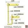 XA3 BRACCI + ELETTR. PER PROFILI ESTERNI cod. 803158 TELWIN